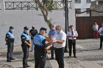 Homenaje de la Banda Municipal de Música a la Policía Local y Policía Nacional  (Foto Francisco Javier Santana)
